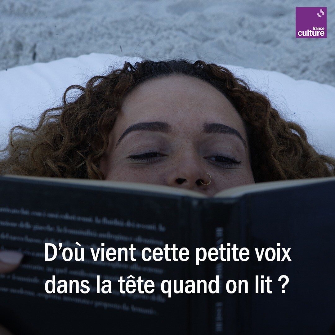 franceculture's tweet photo. En lisant silencieusement, certains d'entre nous ont comme une petite voix qui les accompagne en pensée. Qui est-elle ? 🤨 Réponse ➡️ https://t.co/se9KqsjrpS https://t.co/q1SUlIfJCE