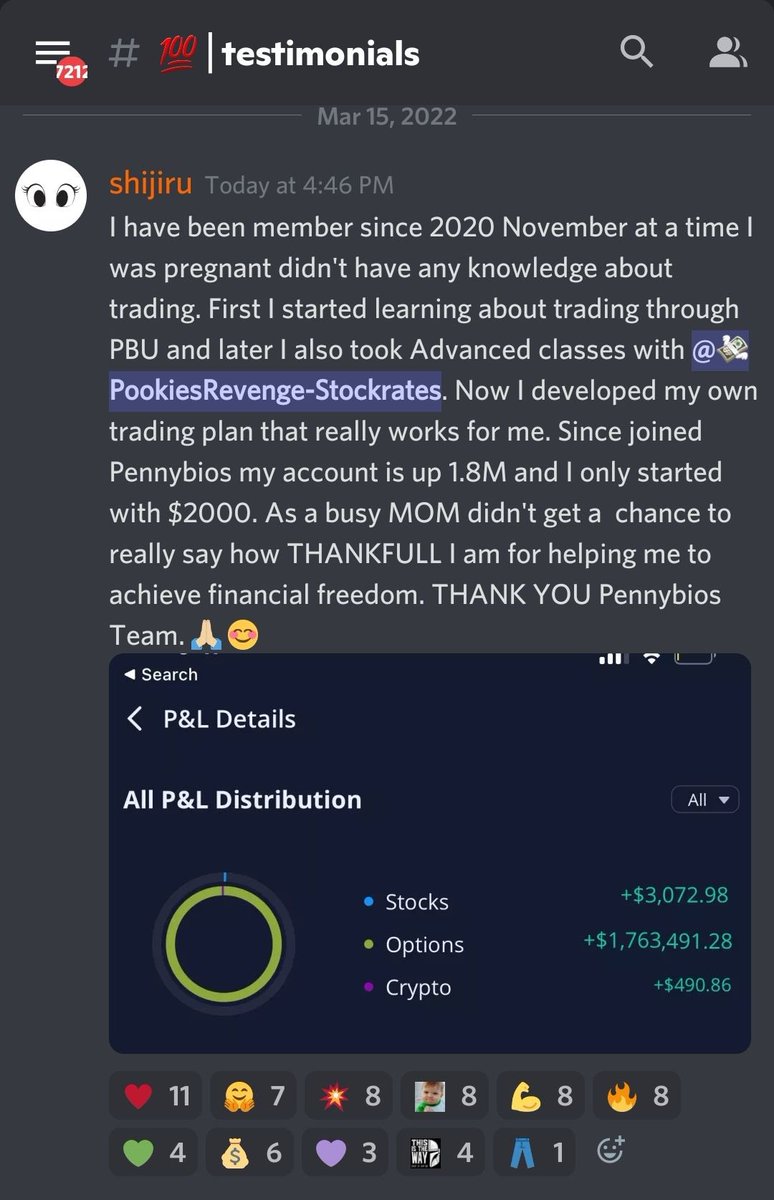 MetaMattTrades's tweet photo. This is why we do what we do at @PennyboisStock !!! $2K to $1.8 MILLION!! 

Now at  @Titan_Trade we plan on doing the same in the Crypto and NFT Space!! 
#Stocks #Gains #NFTs #Crypto #Profits #Education #OptionsTrading #optionsforbeginners #StockMarket https://t.co/wsoSpAI63F