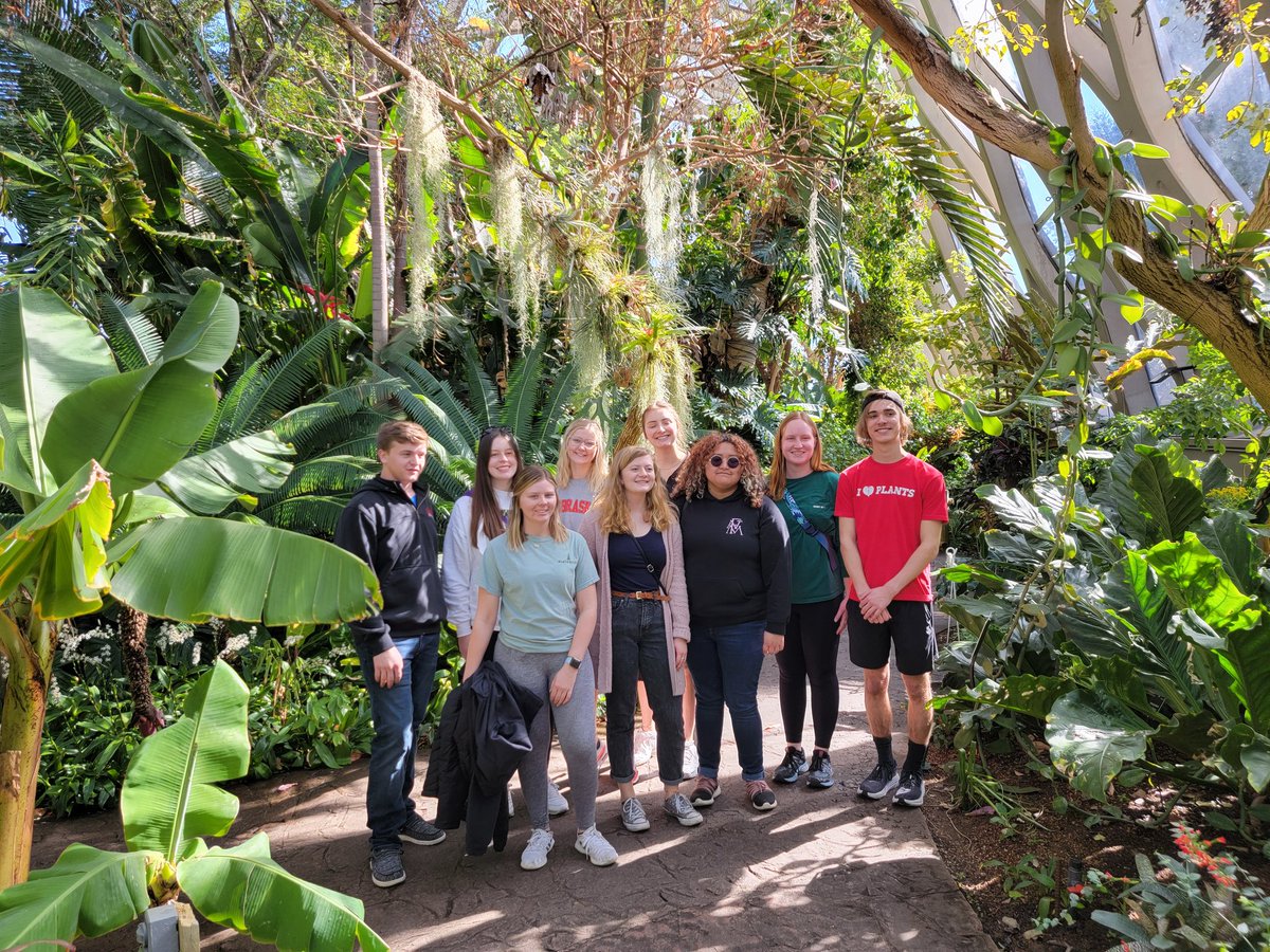 Neb_EMGV's tweet photo. Day 3 of @UNL_Hort_Club #springbreak2022 was a busy one. 1st stop @denverbotanic then a great lunch @ Pho on 6th exploring City Nursery &amp; ended the day at @Topgolf https://t.co/MAxx3LeHec