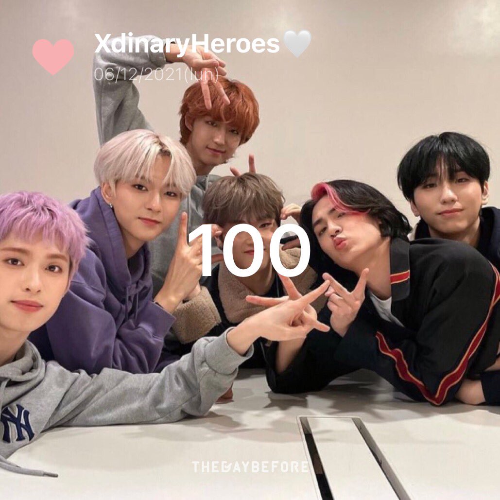 Happy 100 days I miss you very much
#100DaysWithXdinaryHeroes 
#엑디즈의_해피100스데이 <a href="/XH_official/">Xdinary Heroes</a>
#XdinaryHeroes
