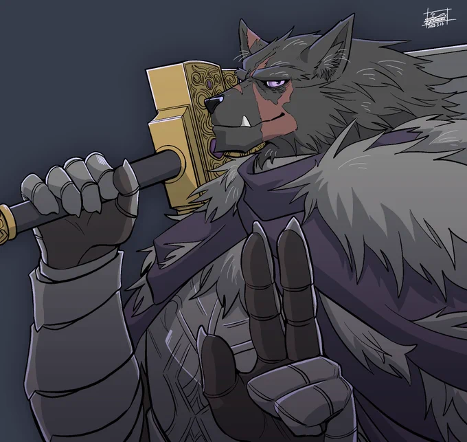 ブライヴさんイケモフ🐺
(塗り直しました) 