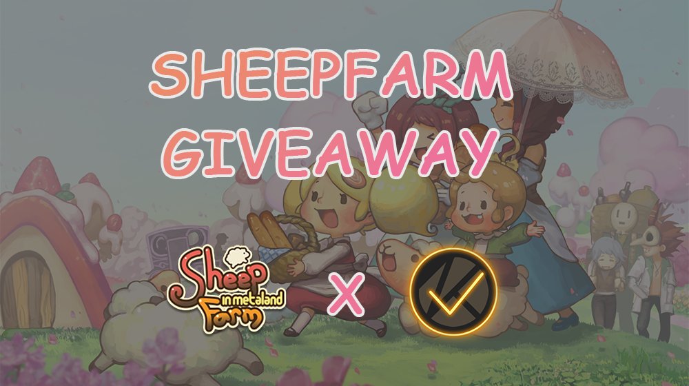 Jenti_DeFi's tweet photo. 🎉 SheepFarm x 클레이체크🎉

🎁상품
Trampoleaf NFT x 20개
(현재 FP 30~35klay)

1️⃣ 팔로우
@KLAY_check @SheepFarmMeta
2️⃣ RT, LIKE
3️⃣ 댓글에 @Sheepfarmmeta 태그+하고싶은 말 한 마디
4️⃣ 텔레그램 입장
https://t.co/c4vHpxjes5
5️⃣ 구글폼 제출
https://t.co/evqlNvxWt4

⏱ 마감 3/19(토) 자정 https://t.co/7QjnTQoLoT