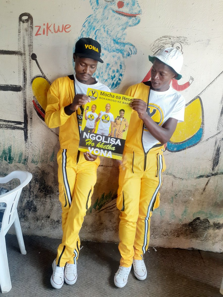 YONALesotho's tweet photo. Bacha ba heso, ha re ngoliseng le IEC re tsebe ho khetha YONA. 
#khethaYONA https://t.co/z6Z4JYHpge