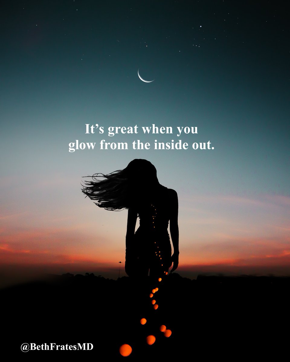 BethFratesMD's tweet photo. Let's surround ourselves with people who help us to glow from the inside out. 🧡

#Friendships #Love #Health #Relationships https://t.co/UJDf1eTKkR
