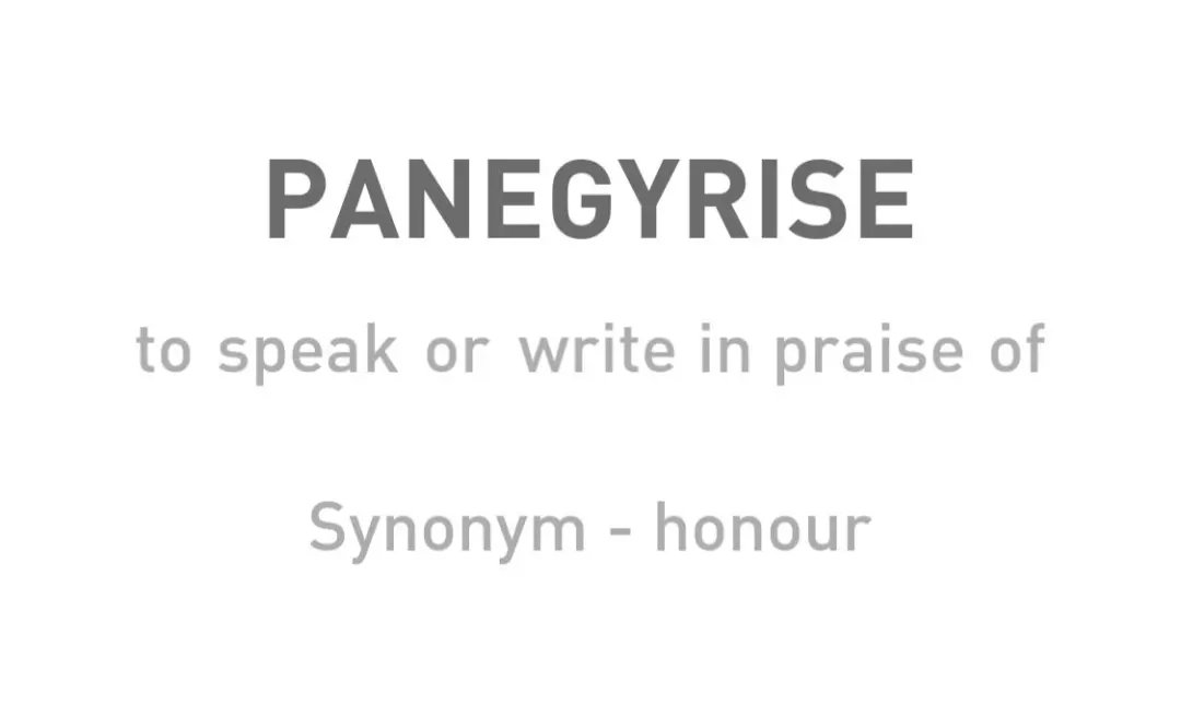 TheaKhama's tweet photo. Ensconce : to hide/conceal , for example - The client asked the architect to 'ensconce' their home amongst the trees and other houses on the street.

Panegyrize : to honor , for example - She wondered what it would take for the master to 'panegyrize' her hard work for all to see. https://t.co/PUoRF87NSg
