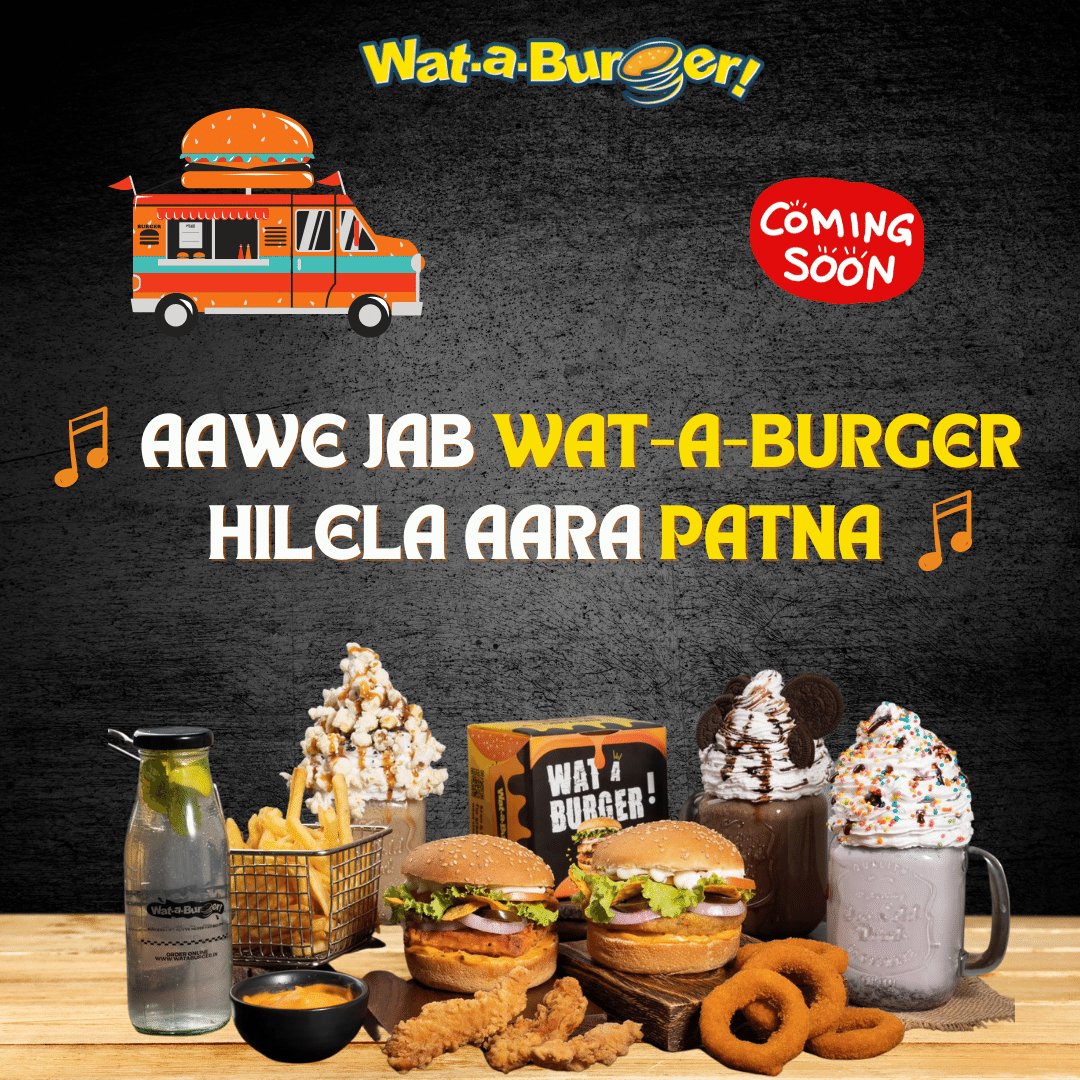 Ab aa rahe hai hilane #Patna 🍔

New outlet launching soon in Kankarbagh, Patna.

📍SK 6, K Sector, Malahi Pakri Chowk East, Infront of Metro Station, Patna - 8000020