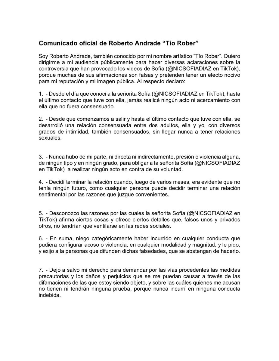 COMUNICADO OFICIAL
Link para el video:
youtu.be/pCbpJGtkp4Y