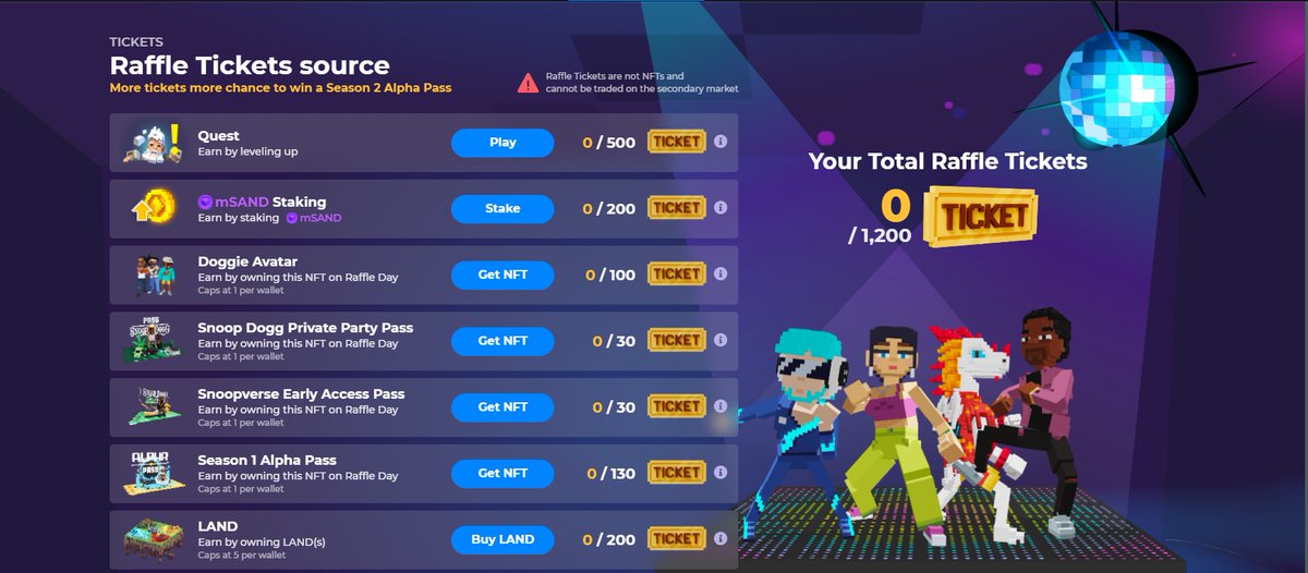 PanSumaiyah's tweet photo. @TheSandboxGame I just participated in the daily #SandboxAlphaS2Contest for a chance to earn up to 1,000 $SAND! Starting March 14 -  Show your Raffle Tickets. Check out my screenshot below! 👇 #SandboxAlphaS2 https://t.co/QkrT6GoB1p
