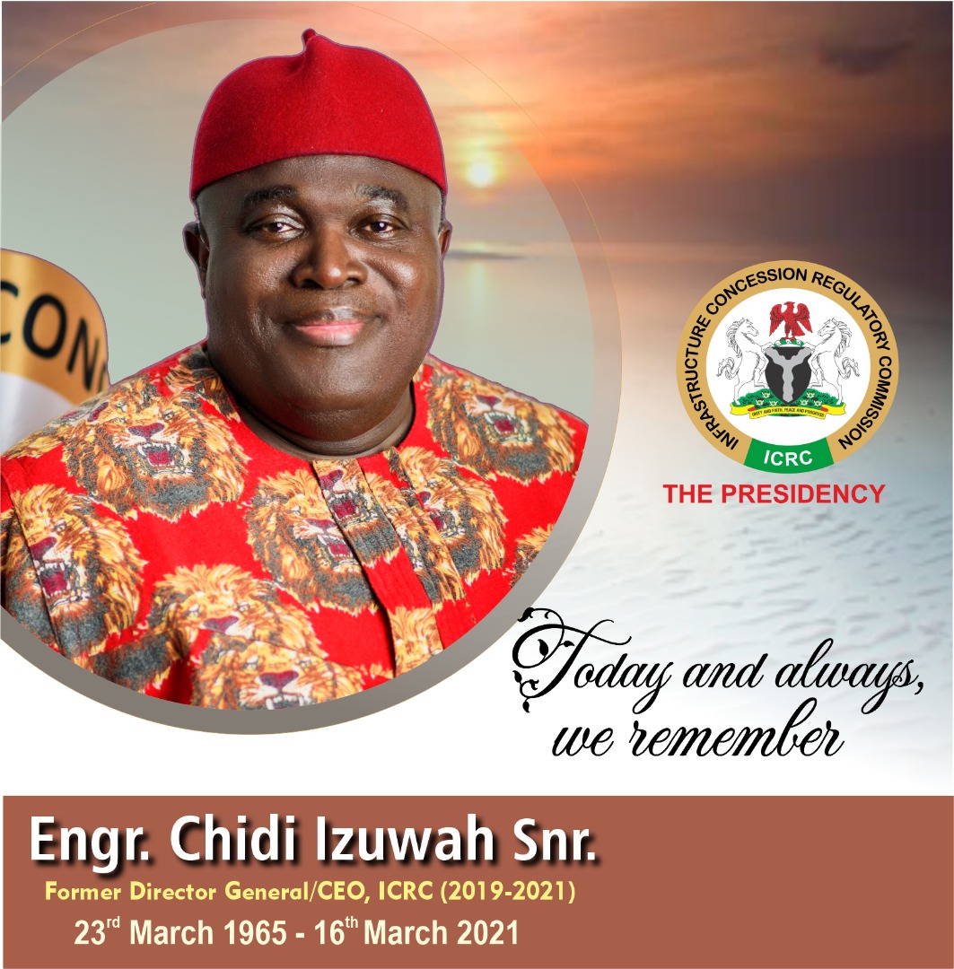 icrcng's tweet photo. You will forever remain in our hearts.  It has been one year since you passed but your memory and legacy will remain indelible.
Adieu - Management and Staff of @icrcng miss you.

@ChibuikeAmaechi @FinMinNigeria @LekkiPort @toluogunlesi @FAAN_Official @nigerianports @hadisirika https://t.co/QzBpMeY3YB