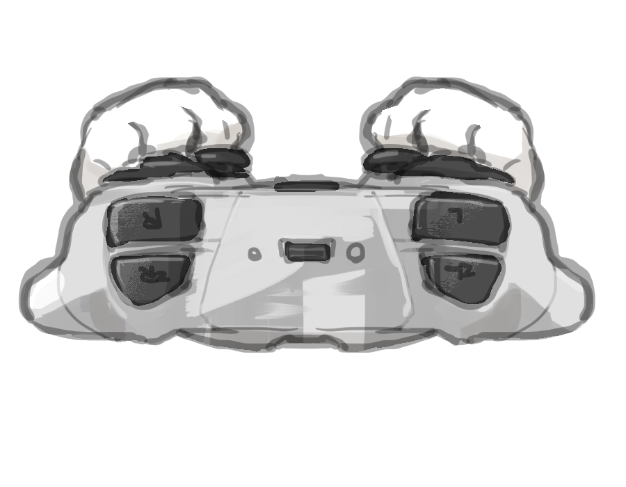 「ゲーマーイヌ用アタッチメント おの人のコーギーor柴犬モデルと合わせての使用であ」|おの人のイラスト