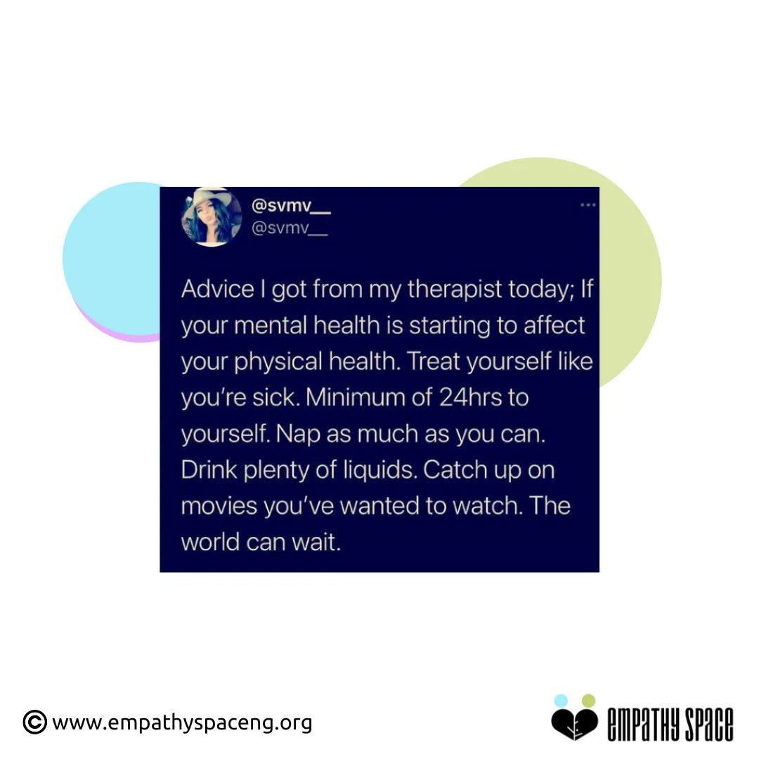 empathyspace's tweet photo. #tweet #mentalhealth #mentalhealthawareness #wednesday #march #gethelpgetbetter

https://t.co/VoqGuM8XmD https://t.co/6ZpLsCfG7m