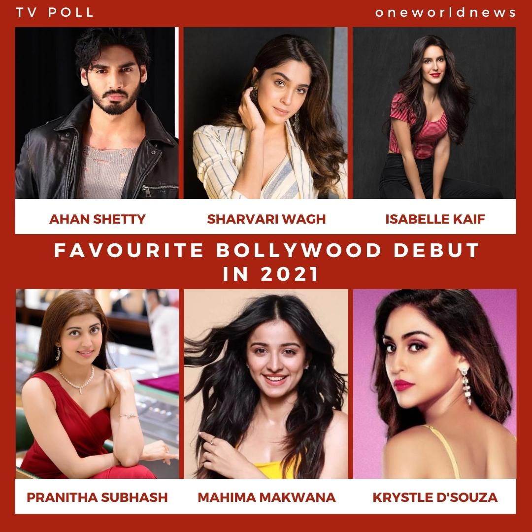 Oneworldnews_'s tweet photo. #tvpoll NOMINATIONS FOR FAVOURITE BOLLYWOOD DEBUT IN 2021
To make your favourite actor win, follow these rules:
1. Follow us and like this post
2. Comment the full name of the celebrity that you love.
VOTING ENDS ON 18th March 2022 at 9pm.

#AhanShetty #SharvariWagh https://t.co/yQdYXyYvOd