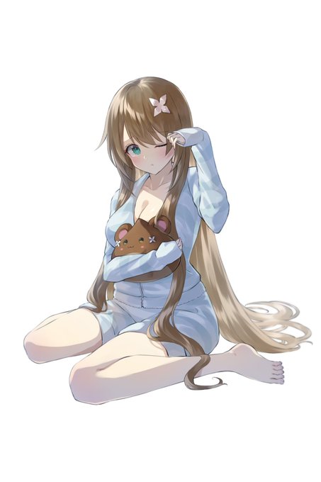 #栗駒こまる
#こまるんあーと

「おはよ...?」 