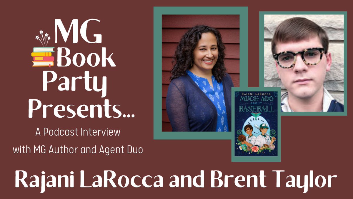 You will NOT want to miss <a href="/hclarkwrites/">Heather Clark - LEMON DROP FALLS🍋</a> &amp; <a href="/cherylcaldwell/">cheryl caldwell</a> interviewing Newbery honoree, #MGLit author, @rajanilarocca and her super agent <a href="/btaylorbooks/">Brent Taylor</a>! Such inspiring info about author / agent relationships &amp; creating #kidlit! Together, they are pure joy! buzzsprout.com/1776784/102146…