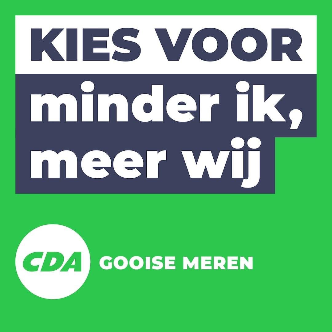 CDAGooiseMeren's tweet image. Kies vandaag!
Kies voor de toekomst.
Wij kiezen voor #veilig #samen en #leven.
Wij kiezen voor minder ik, meer wij.
Kies ook voor minder ik, meer wij.