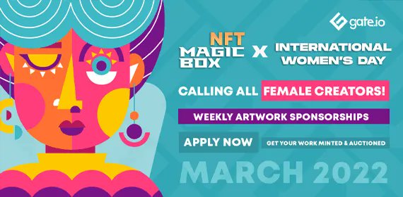GateLayer's tweet photo. #WomenInNFTs  benefit from NFT drop SPONSORSHIPS. 
Did we mention free minting?
#NFT your #ART to success!
Offer ends on March31st. #NFT https://t.co/nxkvPckDJu