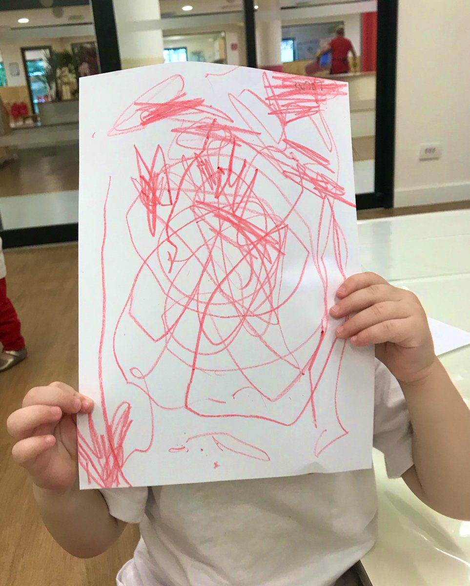 BrunaDelpezzo's tweet photo. A very happy art class! Art promotes creativity and creativity opens the mind! 🎨 ✏️ 📄 #toddlerlife #artroom https://t.co/buaNRspbXL