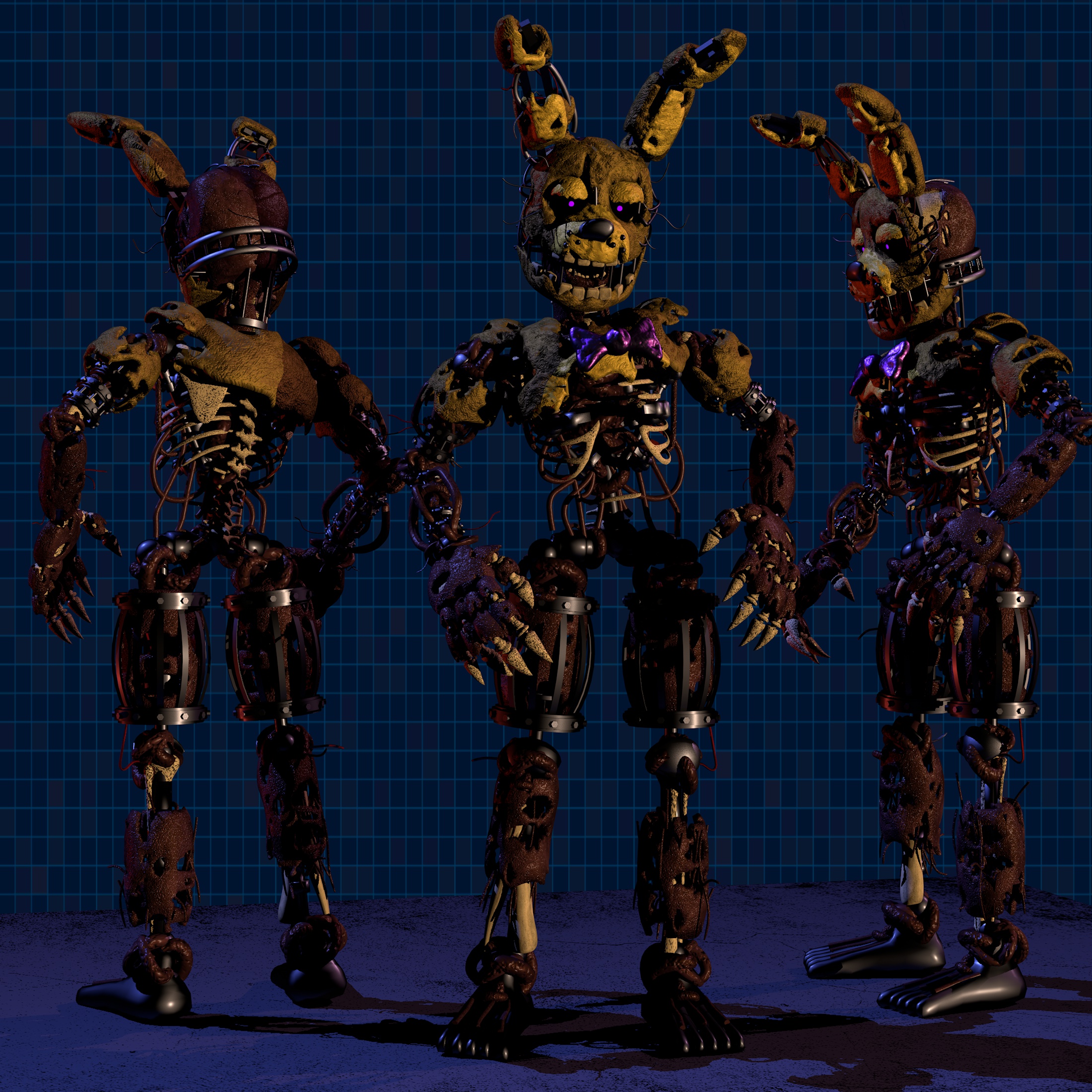 C4D) FNaF 1 Render (Models by Scott Cawthon and SteelWool Studios-Fix by  Team VR) : r/fivenightsatfreddys