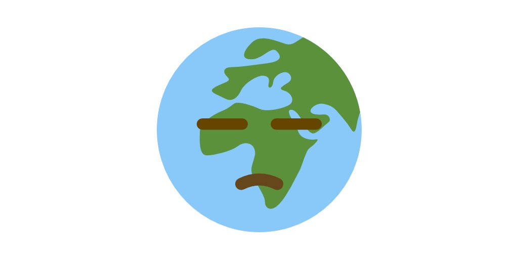EmojiMashupPlus's tweet photo. base from 🌍 (earth)
eyes from 😑 (straight)
mouth from 🧐 (frown-small) https://t.co/6sGyQVwb0r