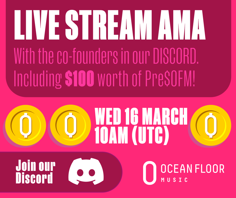MassiveFanHQ's tweet photo. Our founders are hosting a live video stream AMA in Discord!  

- TODAY, Wed 16th March @ 10AM UTC  ! - 

Ask your questions below for the chance to win $100 worth of PreOFM ⚡️

Join &amp; learn more here⤵️
https://t.co/sANRTkxEBm

#DiscordCompetition #NFTs #MusicNFTs https://t.co/PXPGdAE035