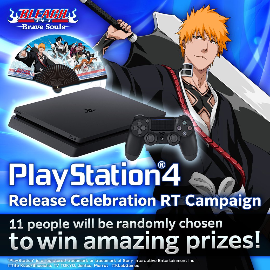 Bleach Brave Souls on Twitter "To celebrate the PlayStation®4 release