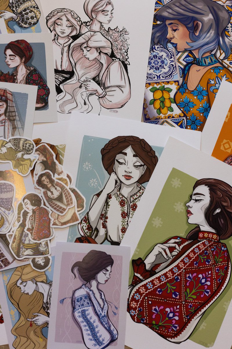 CIIllustrations's tweet photo. Nice to bundle together my collection of folklore ladies.
So many new ideas on the lists🙈⏳💡

#digitalart #digitaldrawing #folklorebycristinaion #digitalartist #characterdesign https://t.co/yHN4T7UsnX