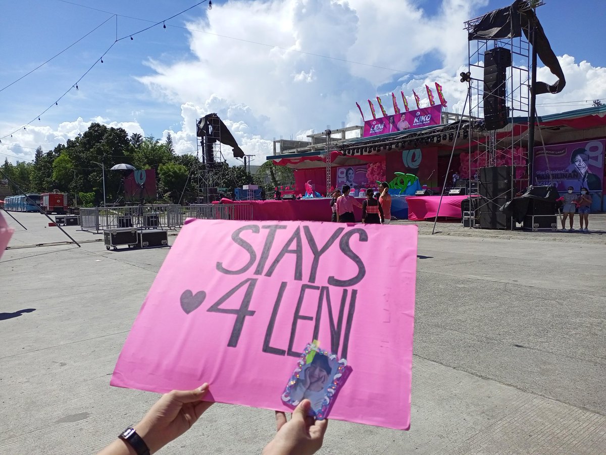 inniesanrio's tweet photo. pics from yesterday :> stays for leni ๐๐
#SOXisPink #SouthCotabatoIsPink #GenSanIsPINK #KulayRosasAngBukas #LetLeniLead https://t.co/9c4hGIepxX