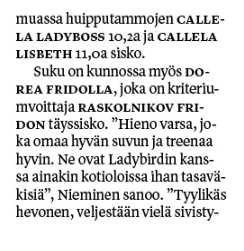 jukkaniskanen's tweet photo. Yksi vuoden mielenkiintoisimmista @Hevosurheilu -numeroista ilmestyi tänään, 3-vuotiskatsaus. #ravit #omalehmäojassa #leppis 🐞 https://t.co/micaAM3S8Y