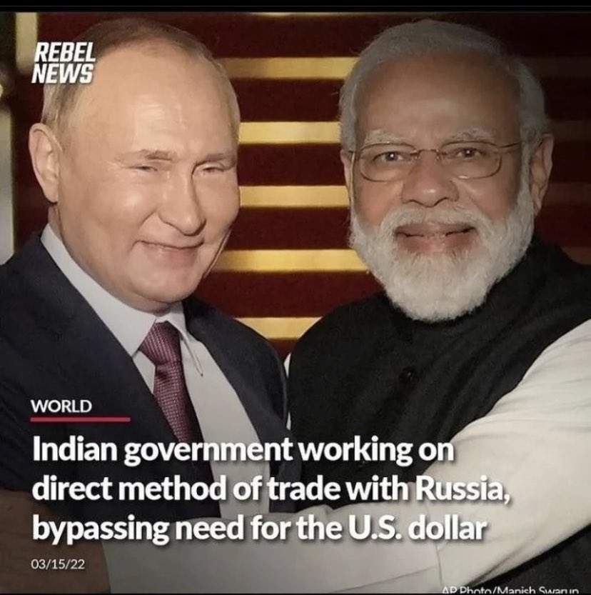 MrPotatoHeadUSA's tweet image. It’s getting serious, if the US Dollar is second Fiddle, we are done. We really needed a leadership like Trump.