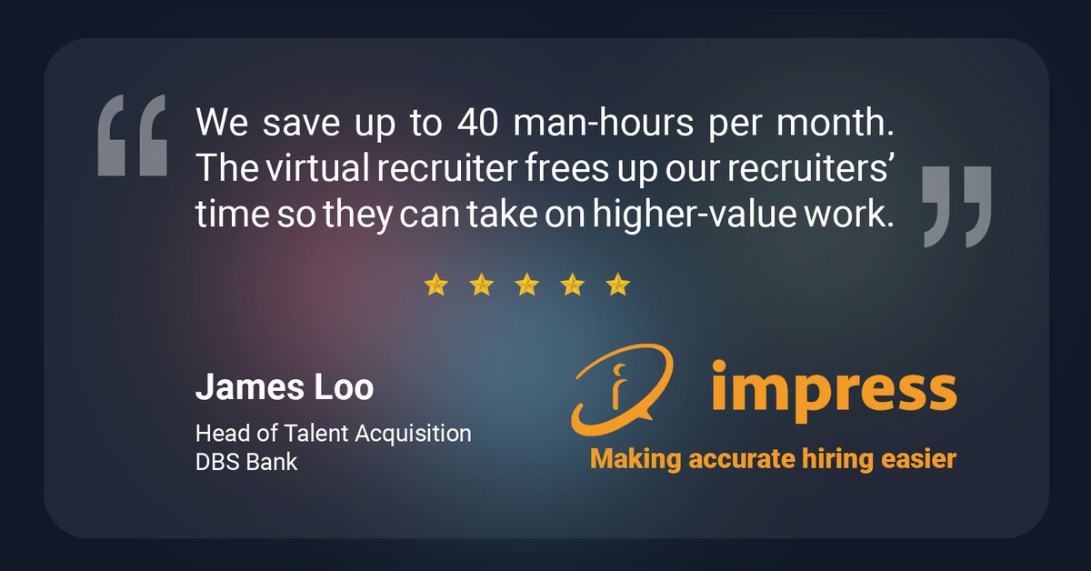 impress.ai - Making Accurate Hiring Easier tweet media