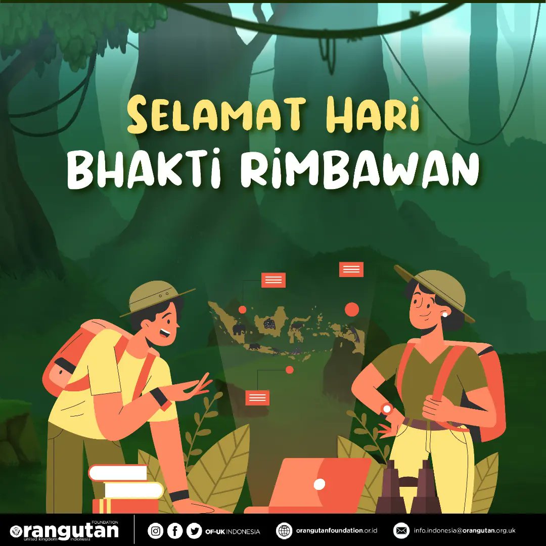 OF_UKIndonesia's tweet photo. Selamat Hari Bhakti Rimbawan ke-39 #temankOU!
Tahukah #temankOU bahwa 16 Maret dipilih sebagai Hari Bhakti Rimbawan karena bertepatan dengan tanggal diresmikannya Kementerian Kehutanan? Kini nama tersebut telah berubah menjadi Kementerian Lingkungan Hidup dan Kehutanan (KLHK). https://t.co/t5A7zRriYd