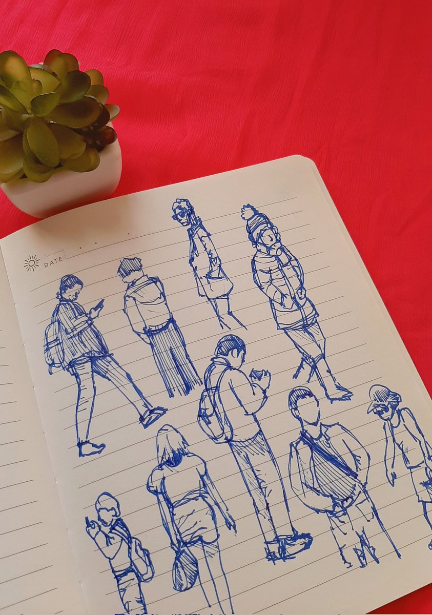 halzzart's tweet photo. Quick sketches of people! I have a YouTube video up for this one 😊
.
.
#YouTube #UrbanSketching #Sketching #People #VideoViral #ArtistOnTwitter https://t.co/7kGR164LNc
