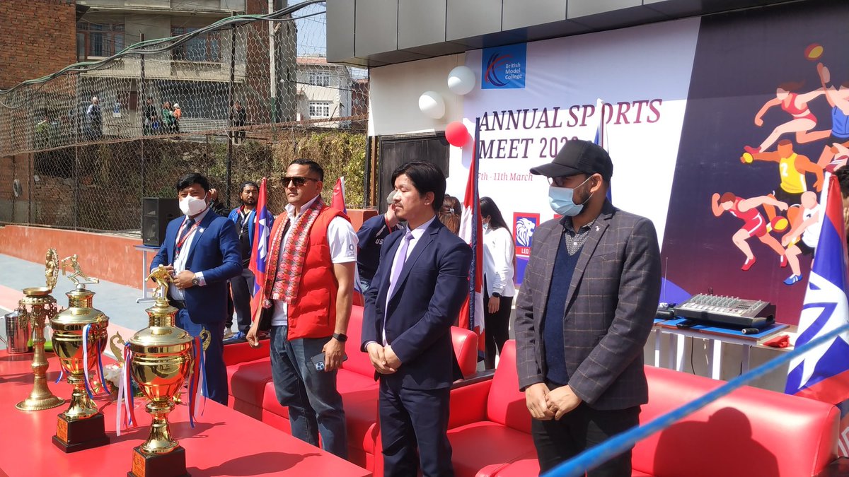 Educatenepal's tweet photo. EDU MOMENT: British Model College Annual Sports Meet 2022
@TBritishCollege #TheBritishCollege #BritishModelCollege #Nepal https://t.co/vFbaQV6SxL