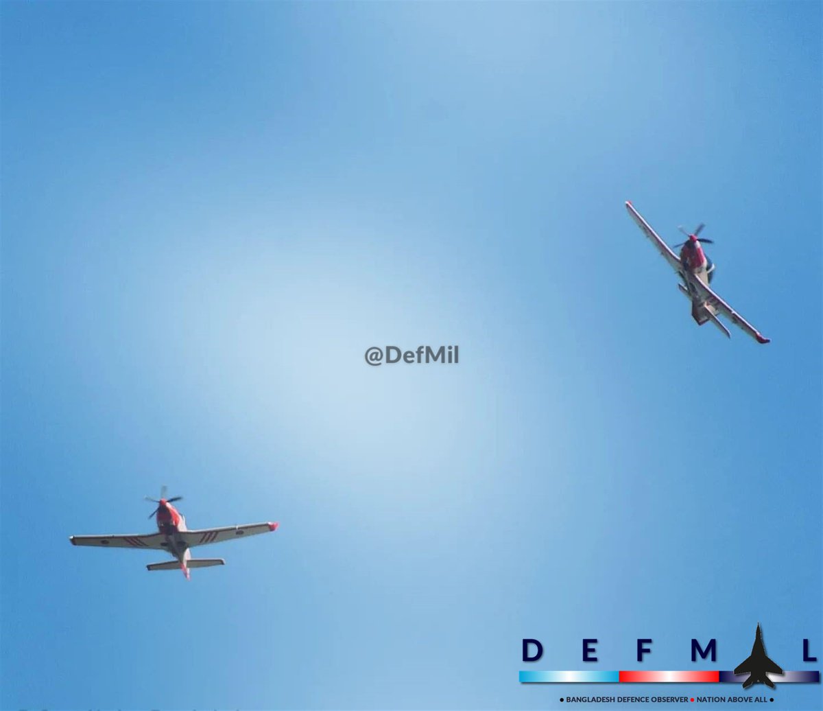 DefMil's tweet photo. #BangladeshAirForce's German-made Grob G 120TP primary trainers are fully operational now with "The Eaglets" at the #BangladeshAirForceAcademy at #Jashore. #DEFMIL @GermanEmbassyBD @GerAmbBD @GrobAircraft https://t.co/h8f4MNHbrM