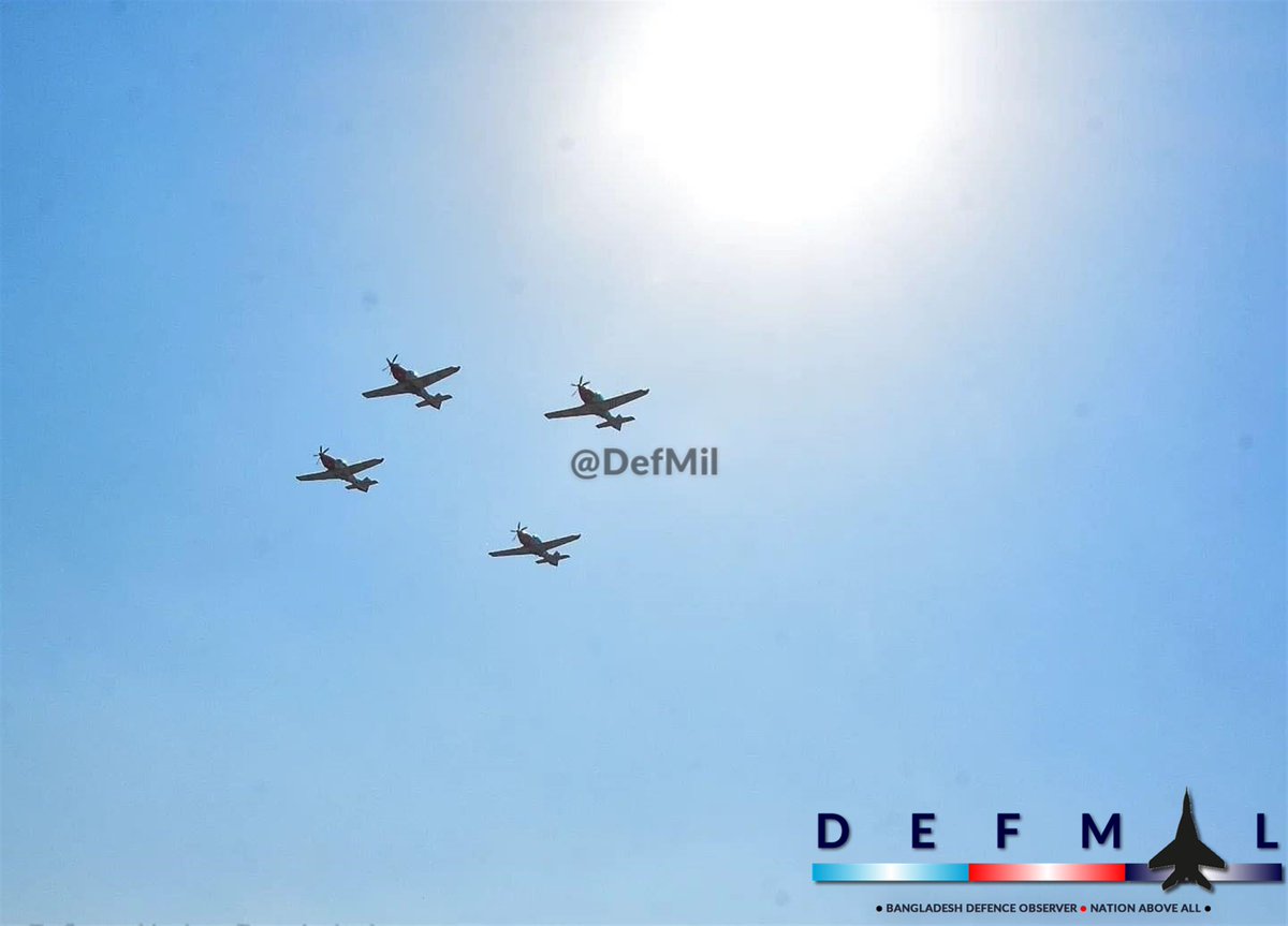 DefMil's tweet photo. #BangladeshAirForce's German-made Grob G 120TP primary trainers are fully operational now with "The Eaglets" at the #BangladeshAirForceAcademy at #Jashore. #DEFMIL @GermanEmbassyBD @GerAmbBD @GrobAircraft https://t.co/h8f4MNHbrM