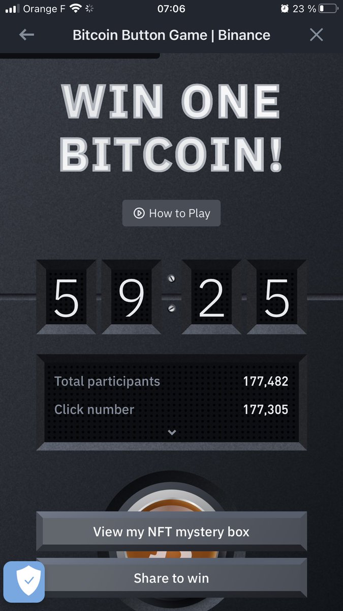 Crypt0_Zak's tweet photo. #BitcoinButton #Binance https://t.co/jTERwcJBrT