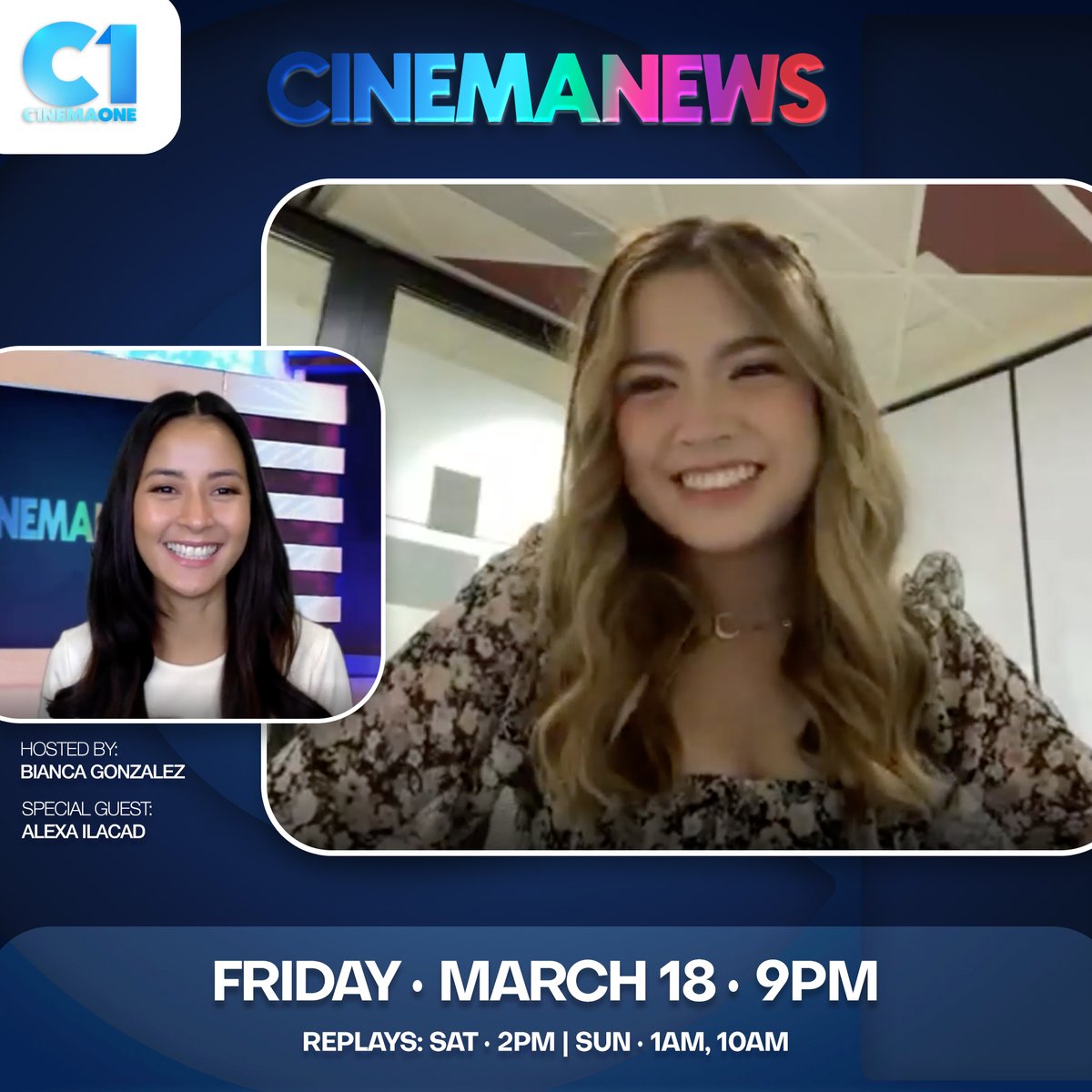 #KDLex fans, the wait is over! 🥰 After #KDEstrada, #AlexaIlacad naman in this week’s #CinemaNews! Let’s talk about her life, career, at syempre, her “special connection” with KD! ♥️

Plus, more revelations sa kanilang upcoming series na “Run To Me”! 🙌