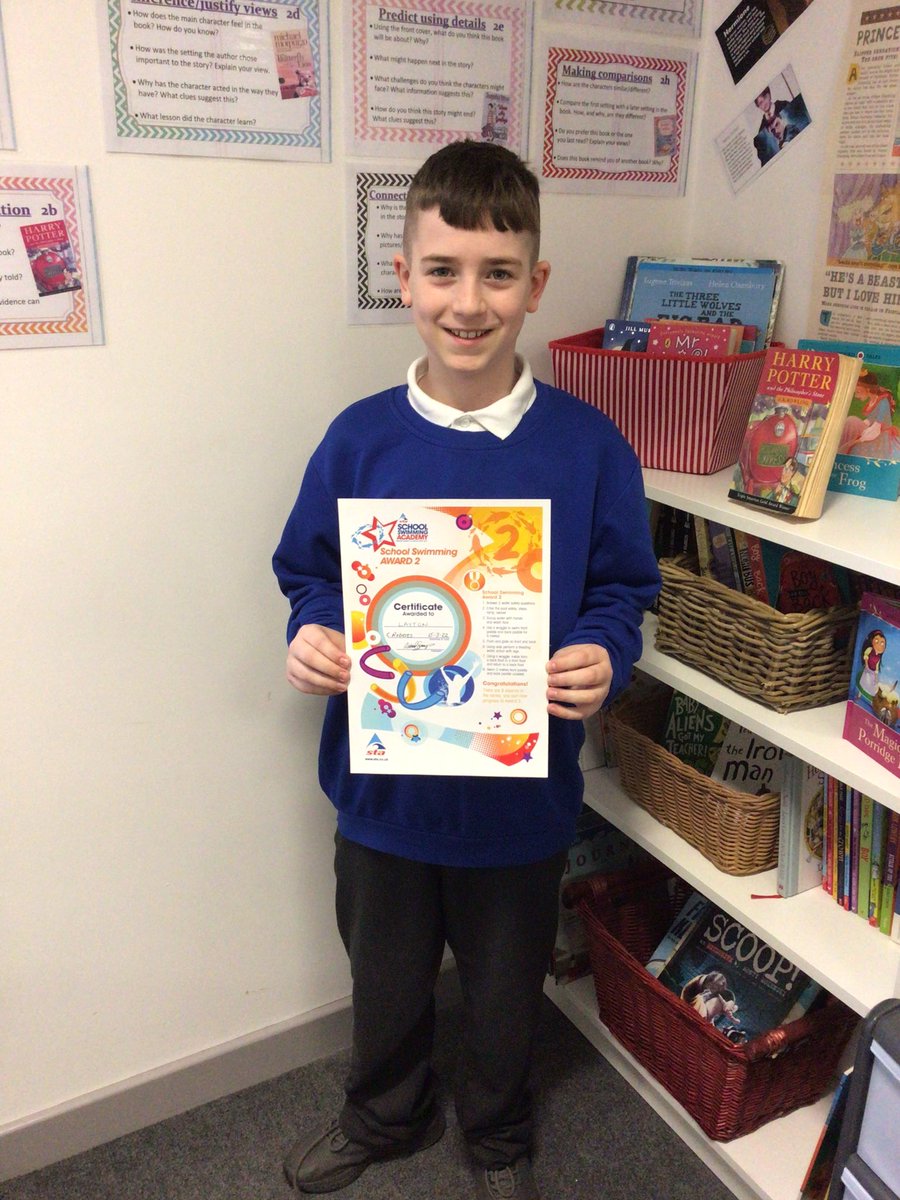 OABroadoak's tweet image. Congratulations Layton (5MH) on your school swimming award 2 #Y5 #swimming #SelfControlled #Joyful