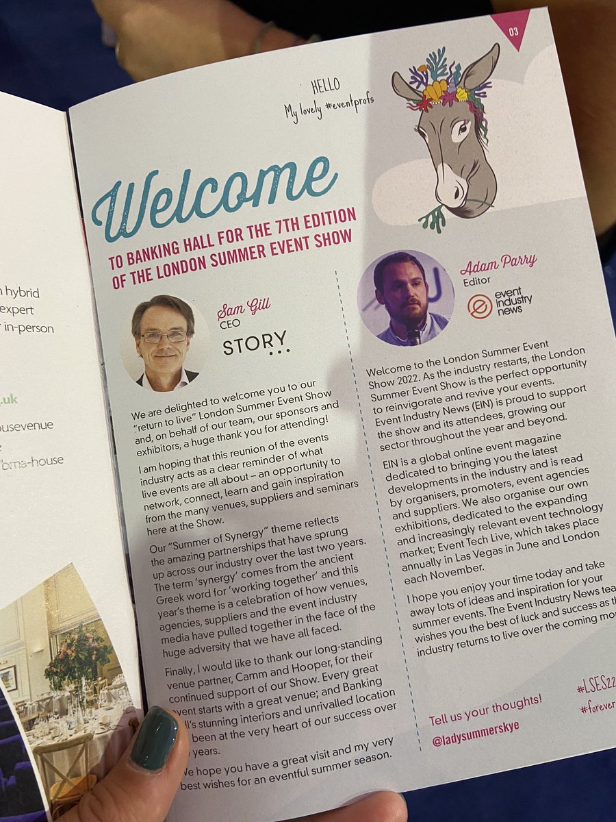 EventNewsBlog's tweet image. A nice welcome to London Summer Event Show from our very own @punchtownparry it’s a buzzy show floor here!! #LSES22