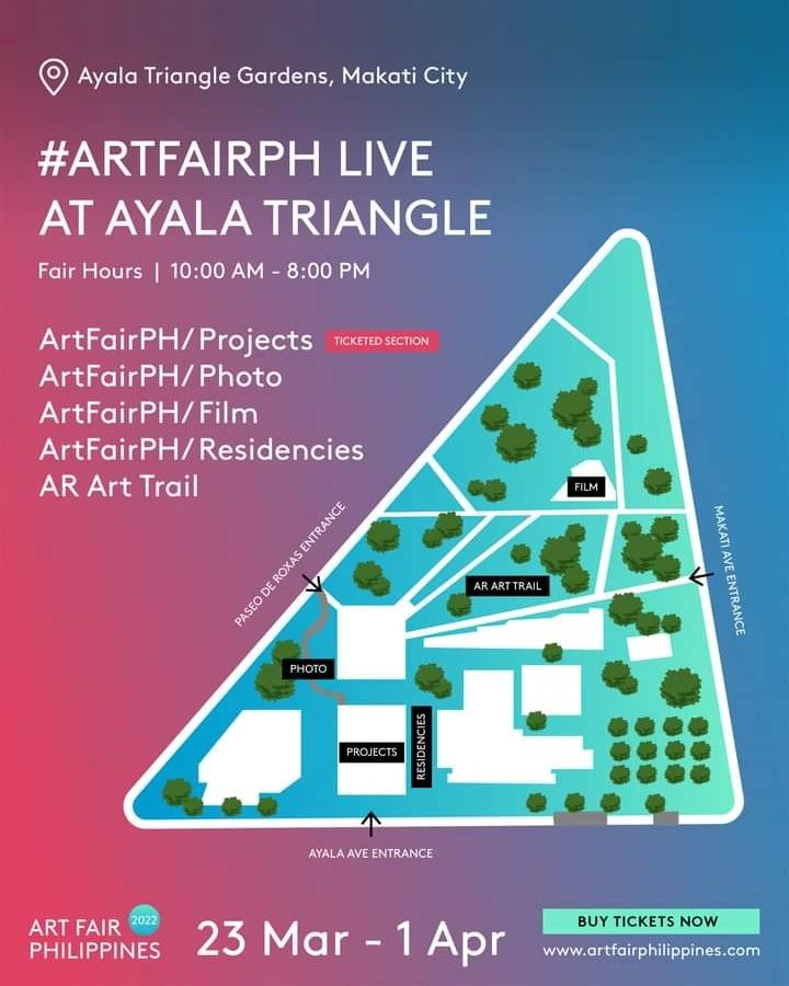mcsvibes's tweet photo. #ArtFairPH goes hybrid this year which will be held from March 23 to April 1 at Ayala Triangle Gardens

To buy tickets and check our visitor info, visit https://t.co/hhdPQXdDAq.

Follow @artfairph for more updates. https://t.co/JswXQi5G1A