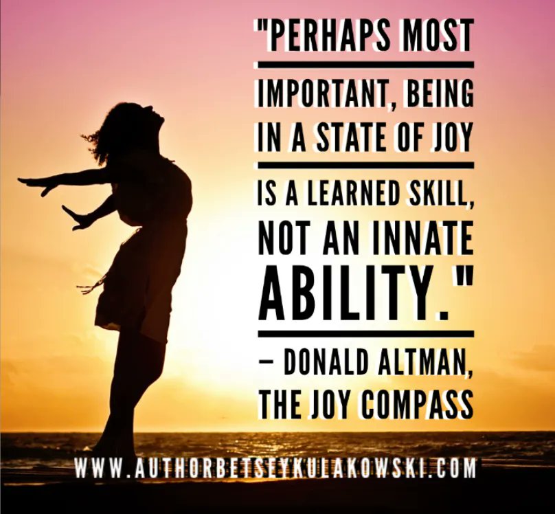 AuthorBetseyK's tweet photo. If you want to reduce your #stress, you have to make choosing #happiness a priority every day. Nothing is likely to happen unless we #focus on it. So make happiness one of the priorities you absolutely must accomplish each day. #makeyourjoy #behappy https://t.co/T4rpOJgJ0h