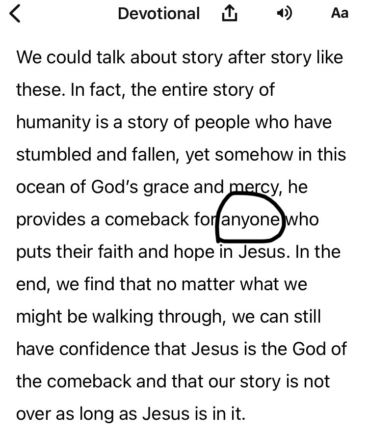ZachFleer270's tweet photo. God can use ANYONE at ANY TIME to do ANYTHING that He wants them to do

That includes YOU! There is NOTHING that disqualifies you from this love, peace, joy and calling. 

God made you and He knows you and He LOVES you even if you don’t love yourself 

He can and will use you ❤️ https://t.co/UQN03NeZYo
