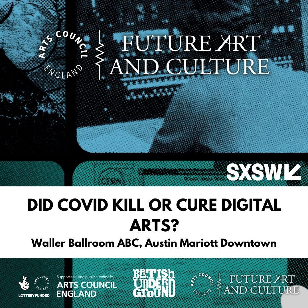 Looking forward to chairing this panel @sxsw today as part of @ace_national's Future Art and Culture programme. How was arts and culture's digital pivot during Covid? Join @FionaMorris_ @ankurbahl and @russtannen to find out. Today, 10am
#futureartandculture #UKatSXSW #SXSW