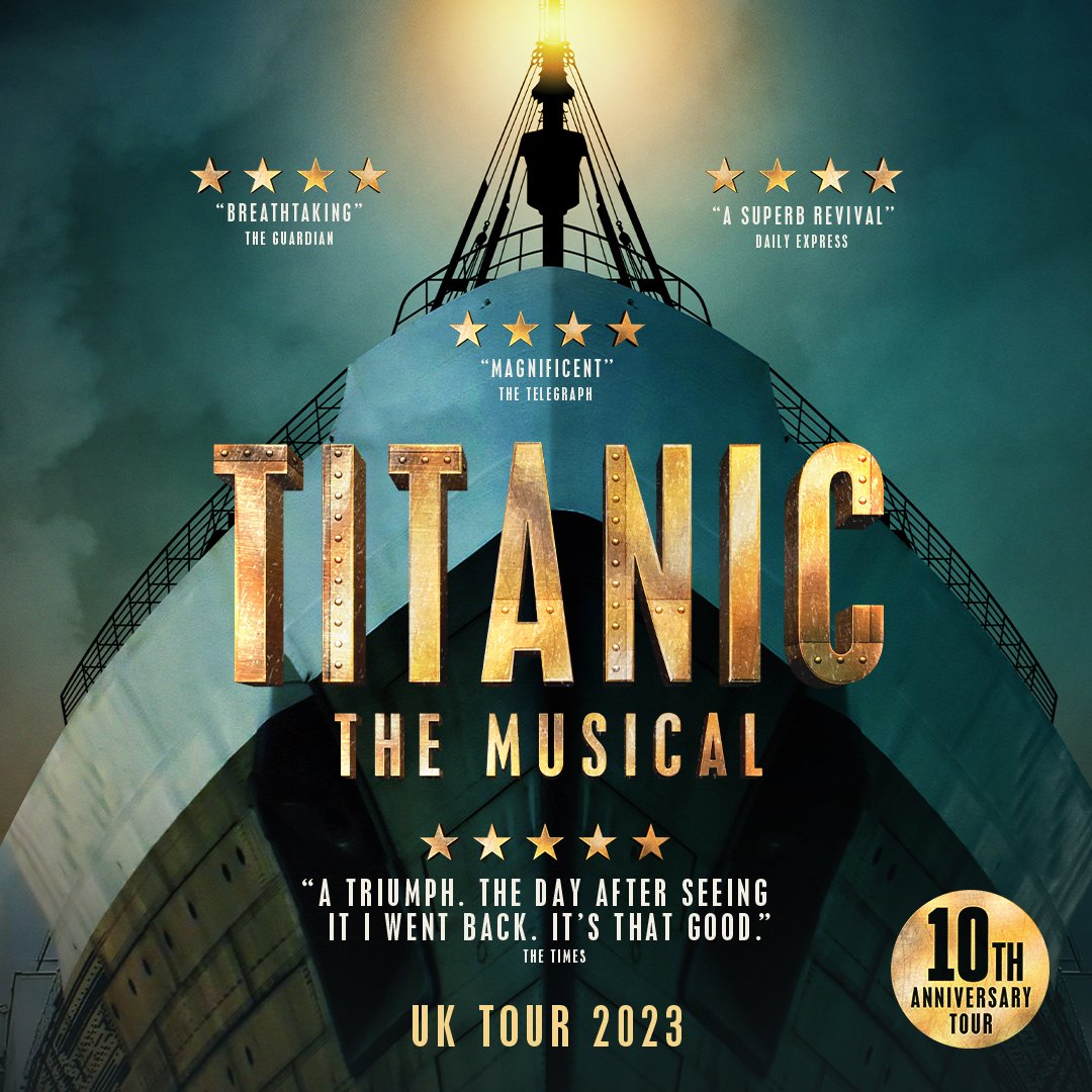 mayflower's tweet photo. 📣NEW SHOW ANNOUNCEMENT!

We are delighted to announce that Titanic The Musical RETURNS to Southampton for its Tenth Anniversary tour!

After wowing Southampton audiences in 2018, the phenomenal musical is back!

🚢For more information visit: https://t.co/aAZYgLtjEk https://t.co/IvsnWL8NcC