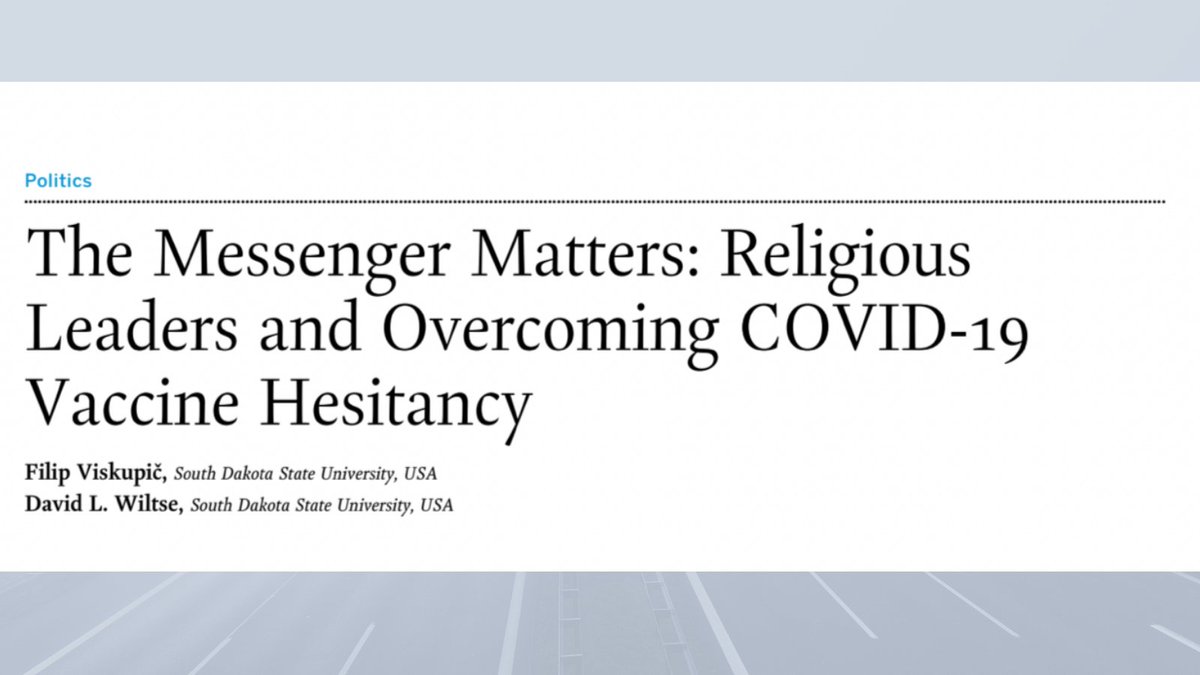 ps_polisci's tweet photo. "Whereas most of the research has focused on the content of messaging, the messenger clearly matters for encouraging people who are hesitant about COVID-19 vaccines."

Out on FirstView: https://t.co/JQDCw4TqFc 
Ft: @DaveWiltse and @Prof_Filip https://t.co/pTCMt0FkKm