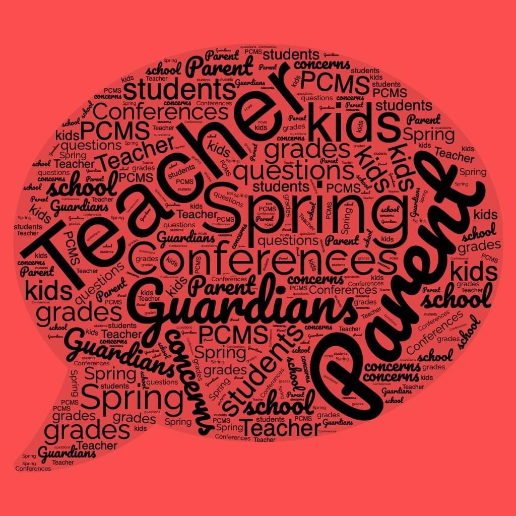 Parent teacher conferences are tomorrow, Thursday, from 3:30-8 pm. Teachers will get a dinner break from 6-6:30. We hope to see you there!