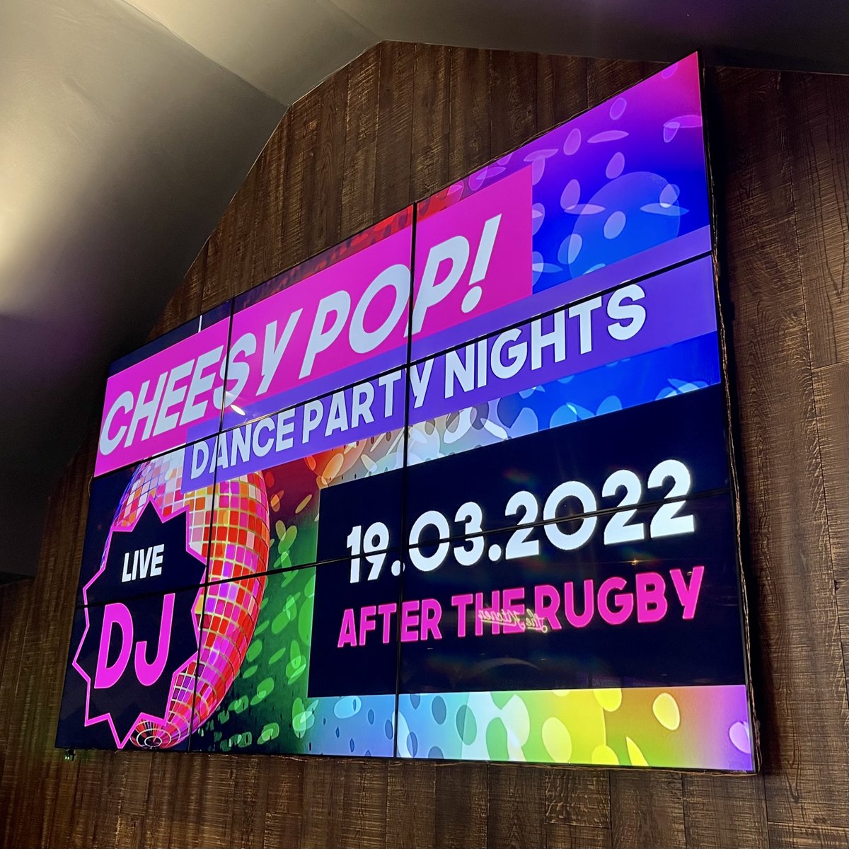 TheWesternWD3's tweet photo. Straight after the France v England match in the #Guinness #6Nations, we go straight to the decks for another great #CheesyPop night at the Western. Starts approximately 9.45pm. https://t.co/R0PPVt0556