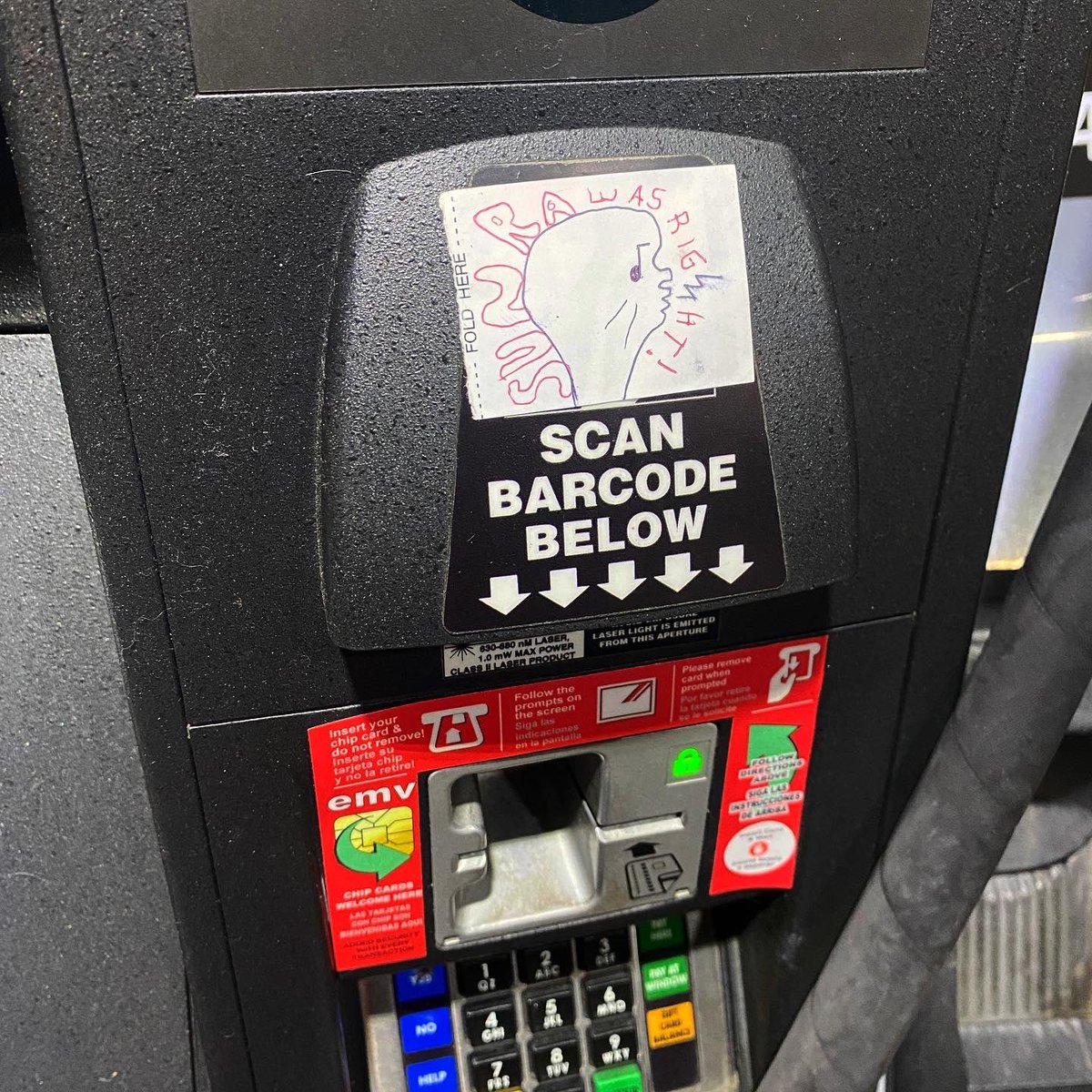wcraghead's tweet photo. left a sticker at a gas station
#sunra #sunraspring #sunrawasright #streetart #sticker #gas https://t.co/gkwzpH2eZh
