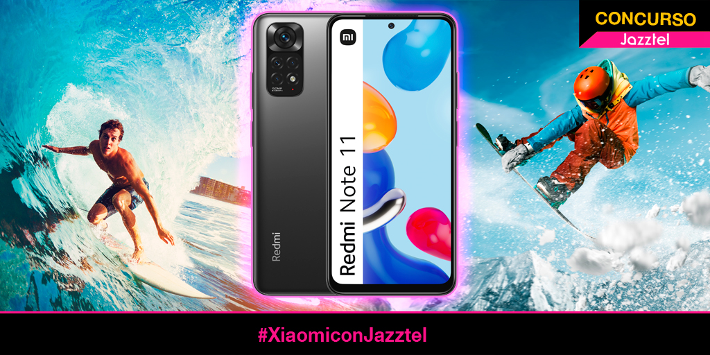 jazztel_es's tweet photo. ¡ÚLTIMO DÍA! 
🏈  #CONCURSAZO 🥎
#ALaAlturaDelDesafío ¿Te unes? 🏂 🧗🏻‍♂‍ 
Hay un #RedmiNote11 de premio 😍📲
1 Haz RT
2 Sigue a @XiaomiEspana y @jazztel_es 
3 Cuéntanos tu mayor experiencia/aventura deportiva con el HT #XiaomiConJazztel
El tweet + original ¡ganará! https://t.co/GIavZjeYs0