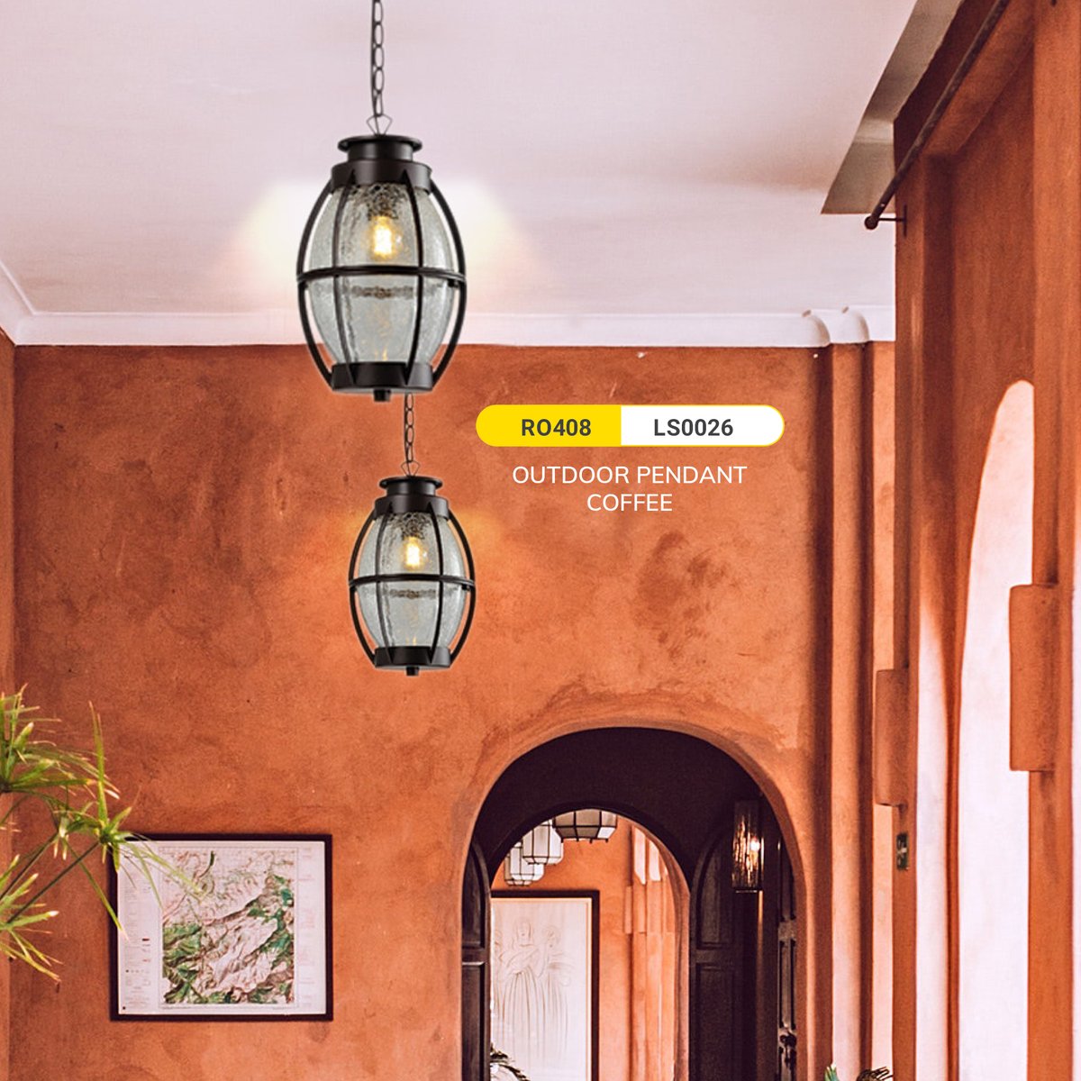 Pendant lights suspended on undercover patios and entertainment areas are a great way of creating that indoor-outdoor living look that is so popular in our warm climate: bit.ly/3oQ0uen